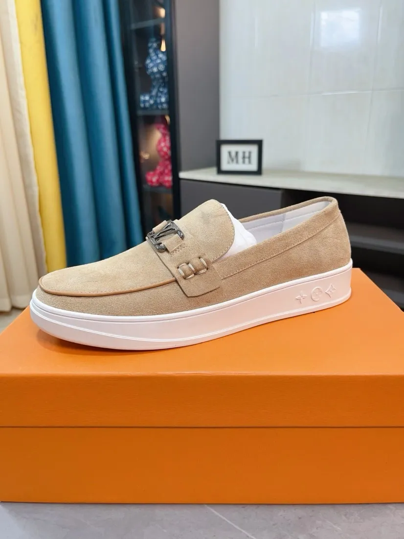 Men's shoes💰440🌹🌹[LV]🌹High-end brand of men's shoes: official website 1:1 latest masterpiece: the upper is made of Italian imported first-layer cowhide with special materials➕made of full genuine leather lining🔥, making walking more convenient and comfortable! Exclusive new style, stunning work [color]! Create a fashionable personality to set off your uniqueness! A must-have for trendy men! Classic🔥Number: 38-44